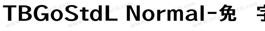 TBGoStdL Normal字体转换